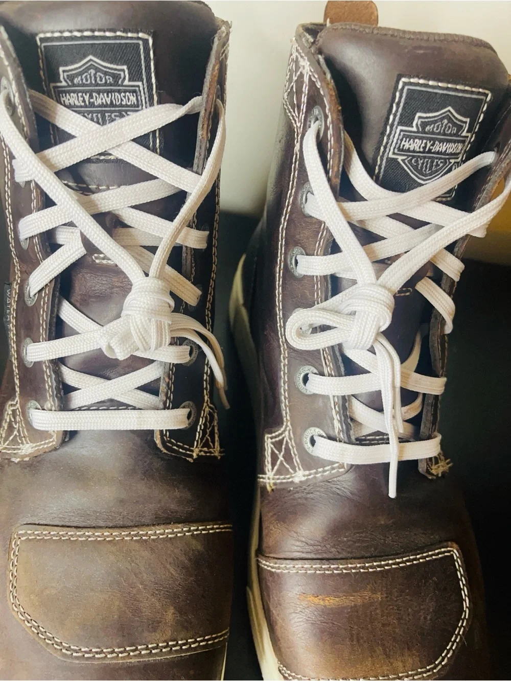 Harley-Davidson | Men's Sz 9 Brown Leather Lace-Up Boots